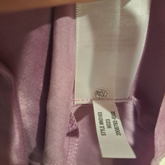 Madewell Square Neck Midi Dress Lilac Satin sleeveless adjustable size 6 new NWT - Picture 12 of 16